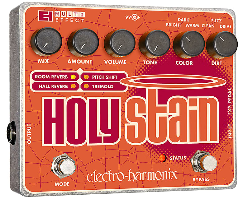 Electro-Harmonix Holy Stain Distortion/Reverb/Pitch/Tremolo Multi-Effect