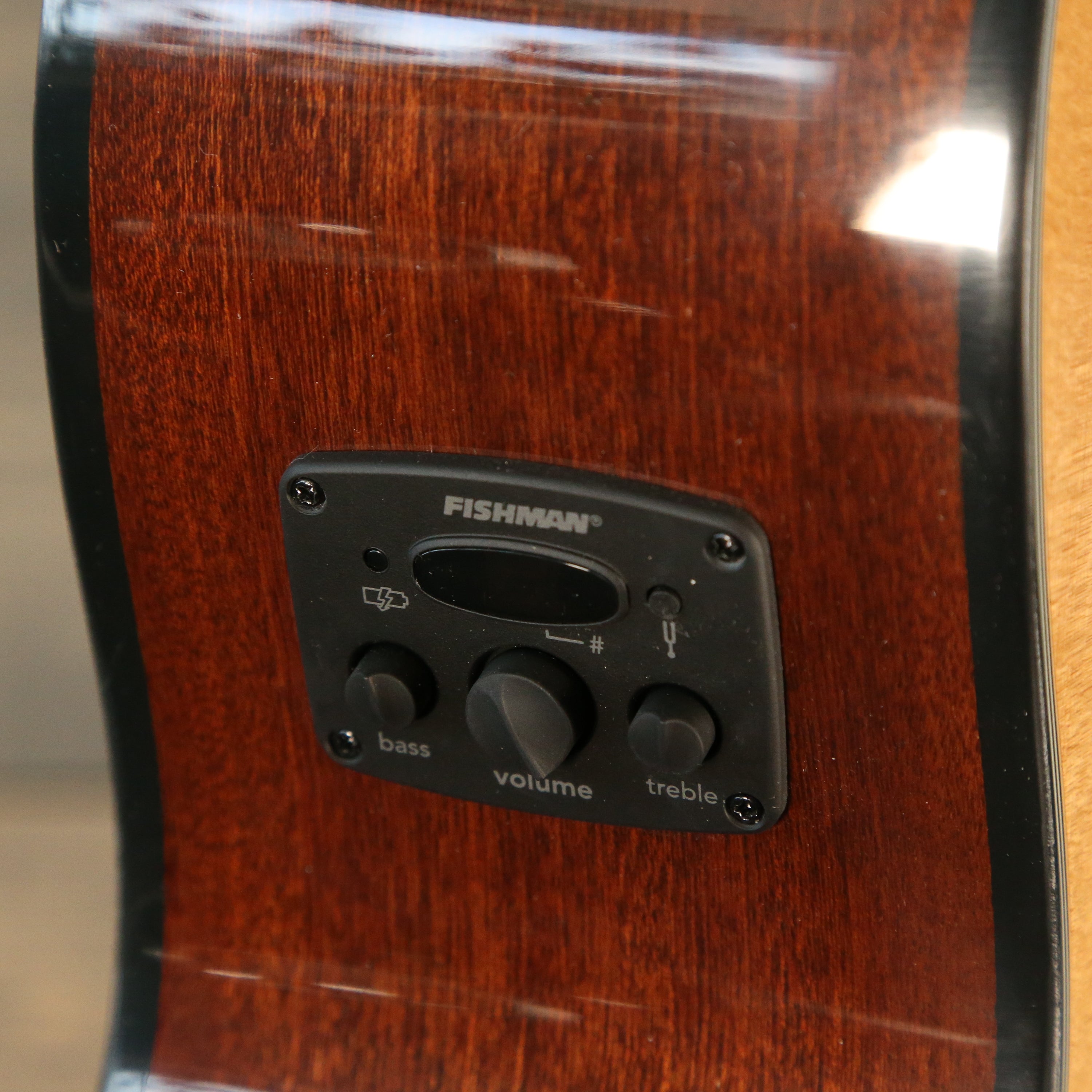 Fender CB-60SCE Bass, Laurel Fingerboard, Natural