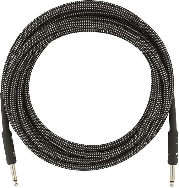 Fender Professional Series Instrument Cable, 18.6', Gray Tweed