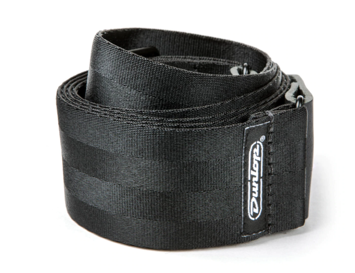 Dunlop Deluxe Seatbelt Black Strap