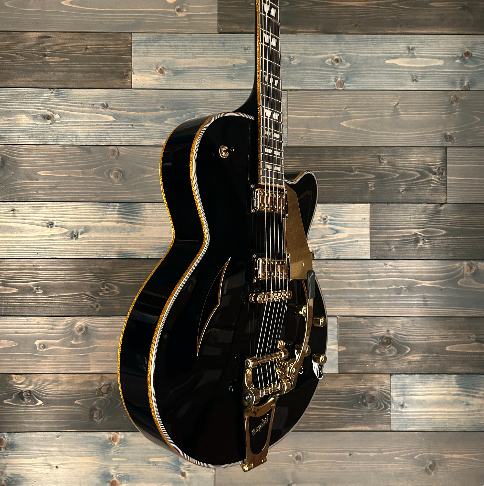 Schecter 296 Coupe Hollowbody Electric Guitar - Black