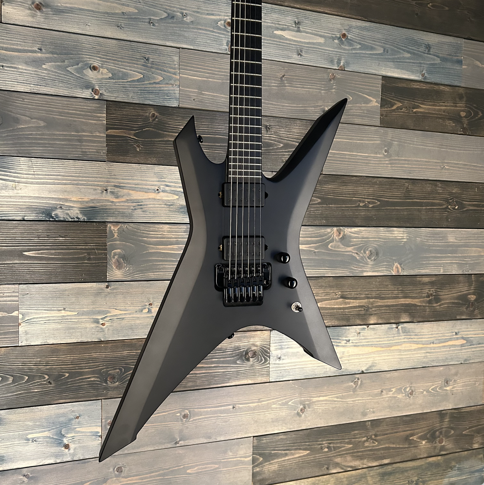 Ibanez Xiphos Iron Label Electric Guitar w/Bag - Black Flat