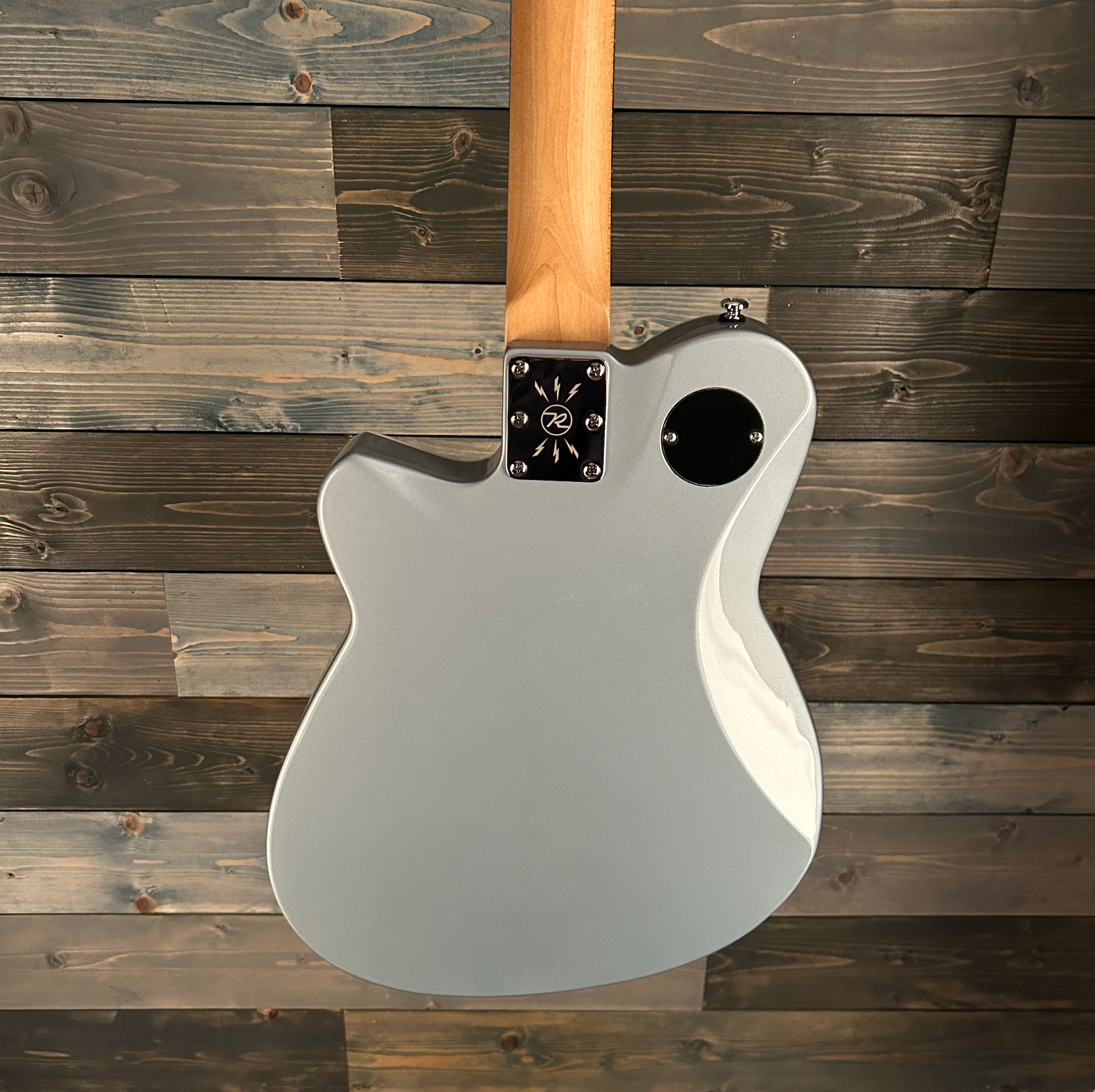 Reverend Double Agent OG Electric Guitar - Metallic Silver Freeze