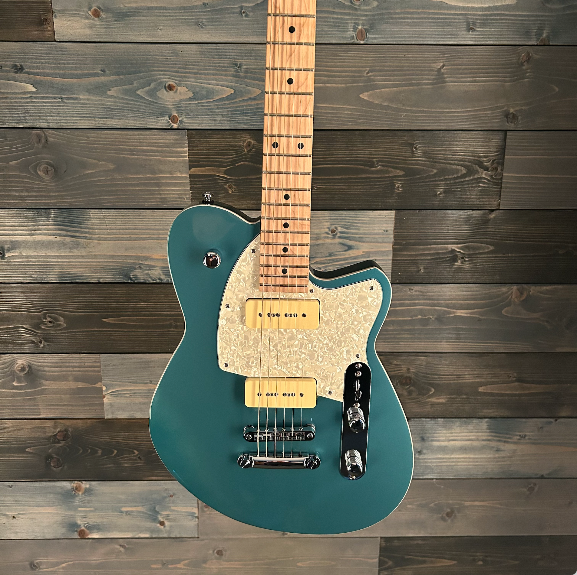 Reverend Charger 290 Electric Guitar - Deep Sea Blue