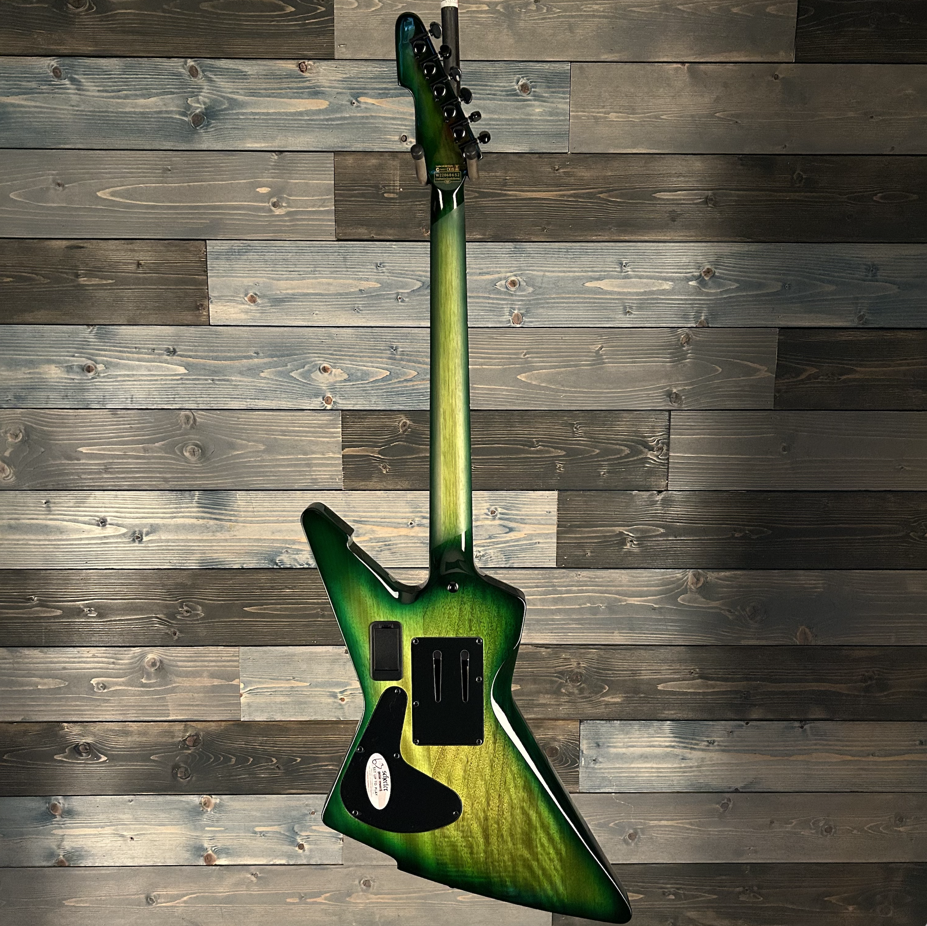 Schecter 3255 E-1 FR S Special Edition Electric - Trans Green Burst