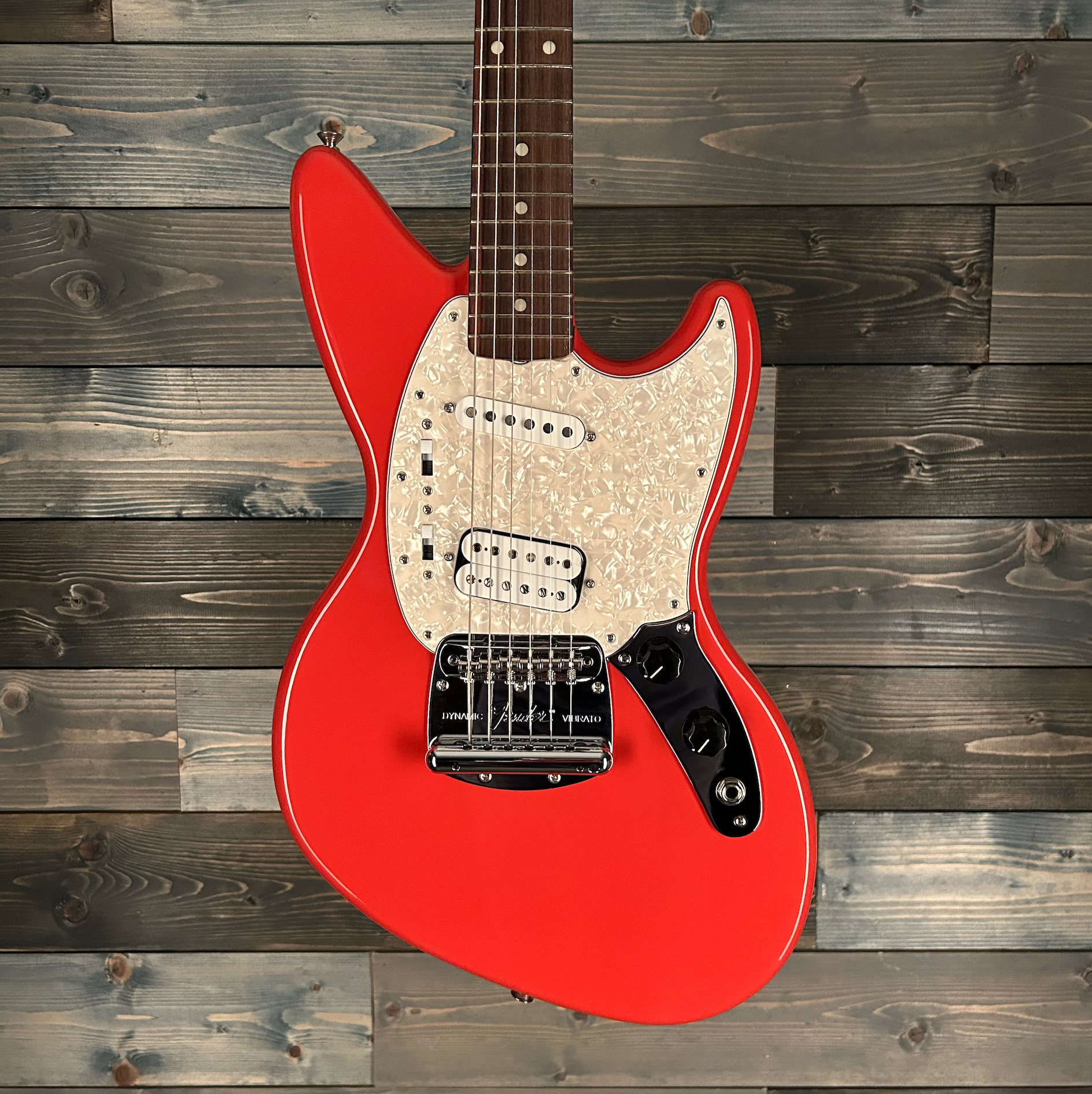 Fender Kurt Cobain Jag-Stang, Rosewood Fingerboard, Fiesta Red