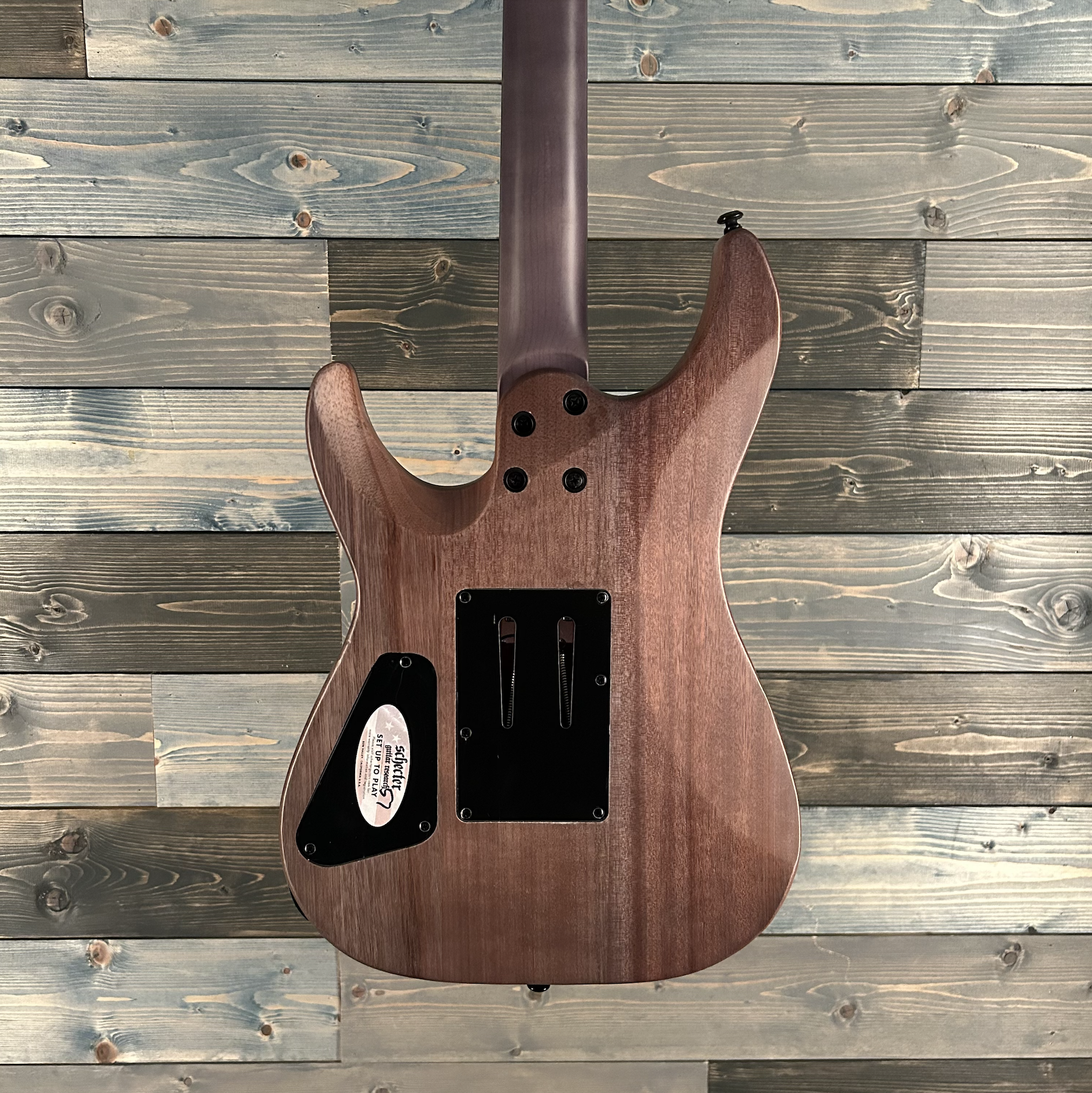 Schecter 2454 Omen Elite-6 FR Electric Guitar - Charcoal