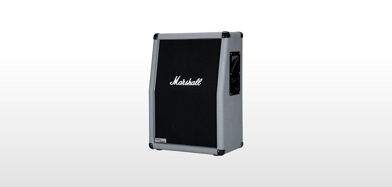 Marshall 140W,vertical 2x12" Fits 2525H, 2 70W Celestion Vintage, Silver Vinyl