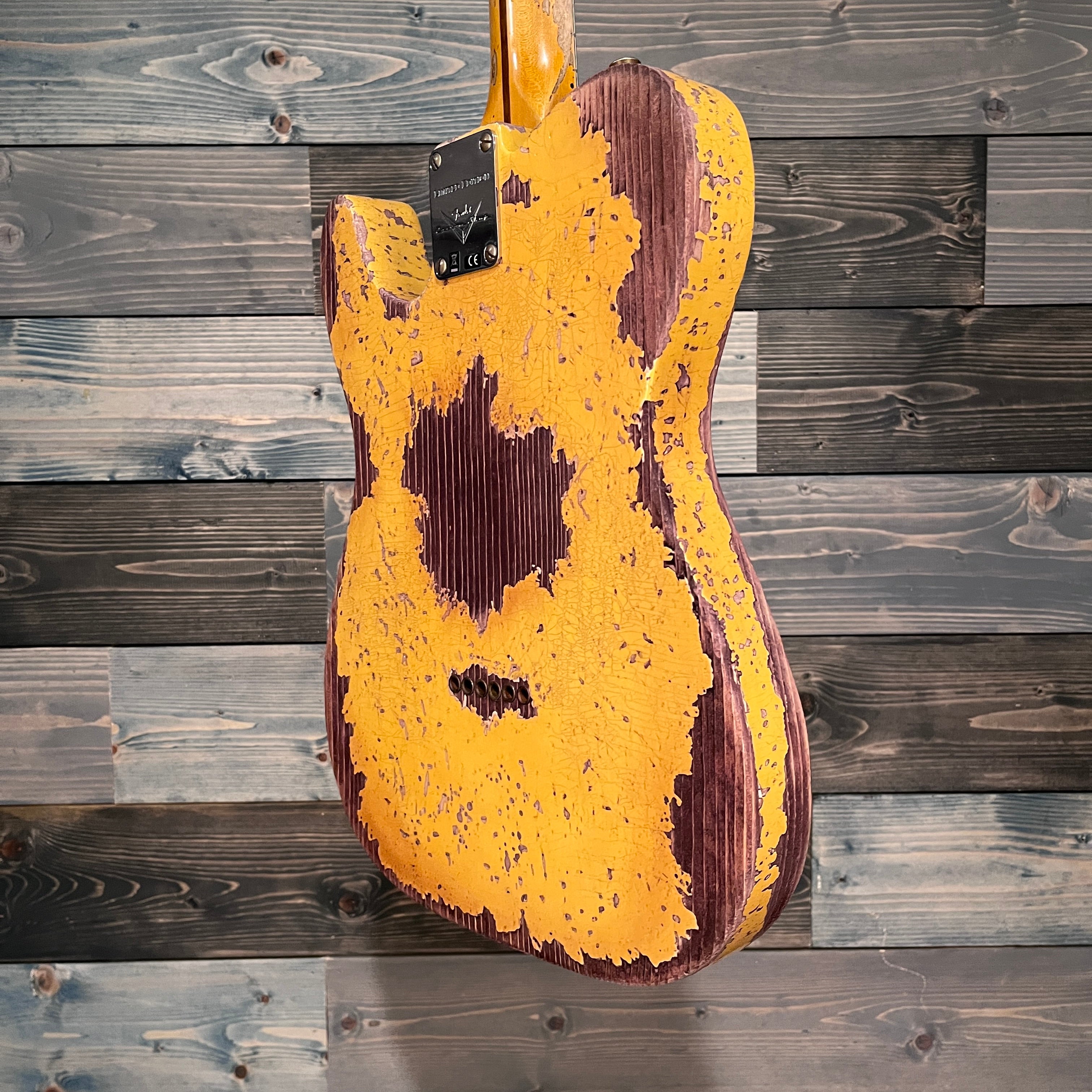 Fender Custom Shop Limited 50s Pine Esquire Super Heavy Relic Nocaster - Antique Blonde