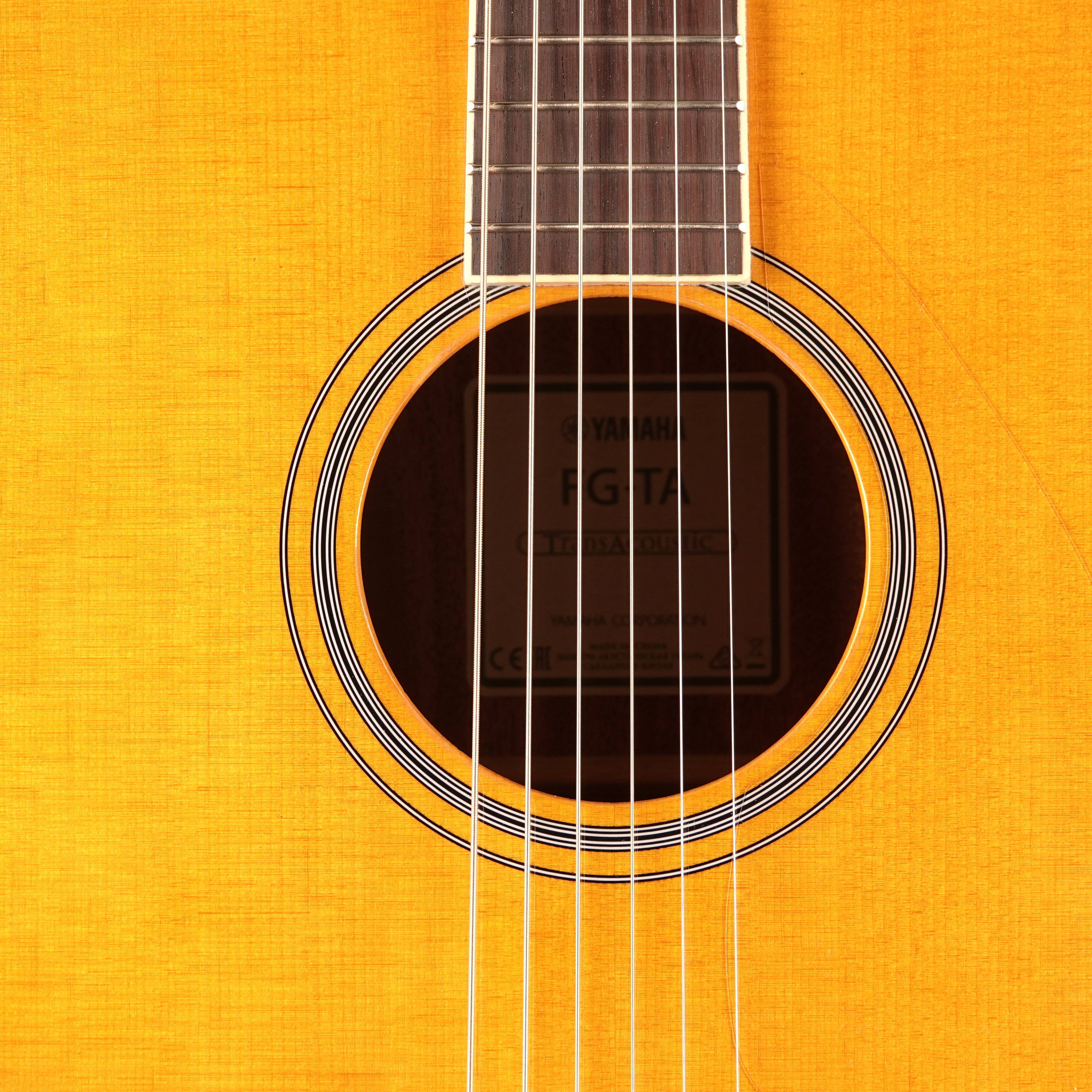 Yamaha FG Vintage Tint TransAcoustic Dreadnought Guitar