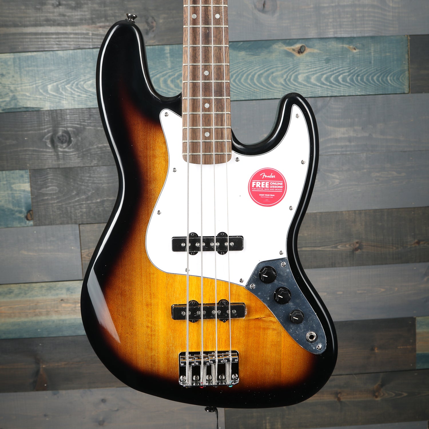 Fender Squier Affinity Series Jazz Bass Laurel Fingerboard, Brown Sunburst
