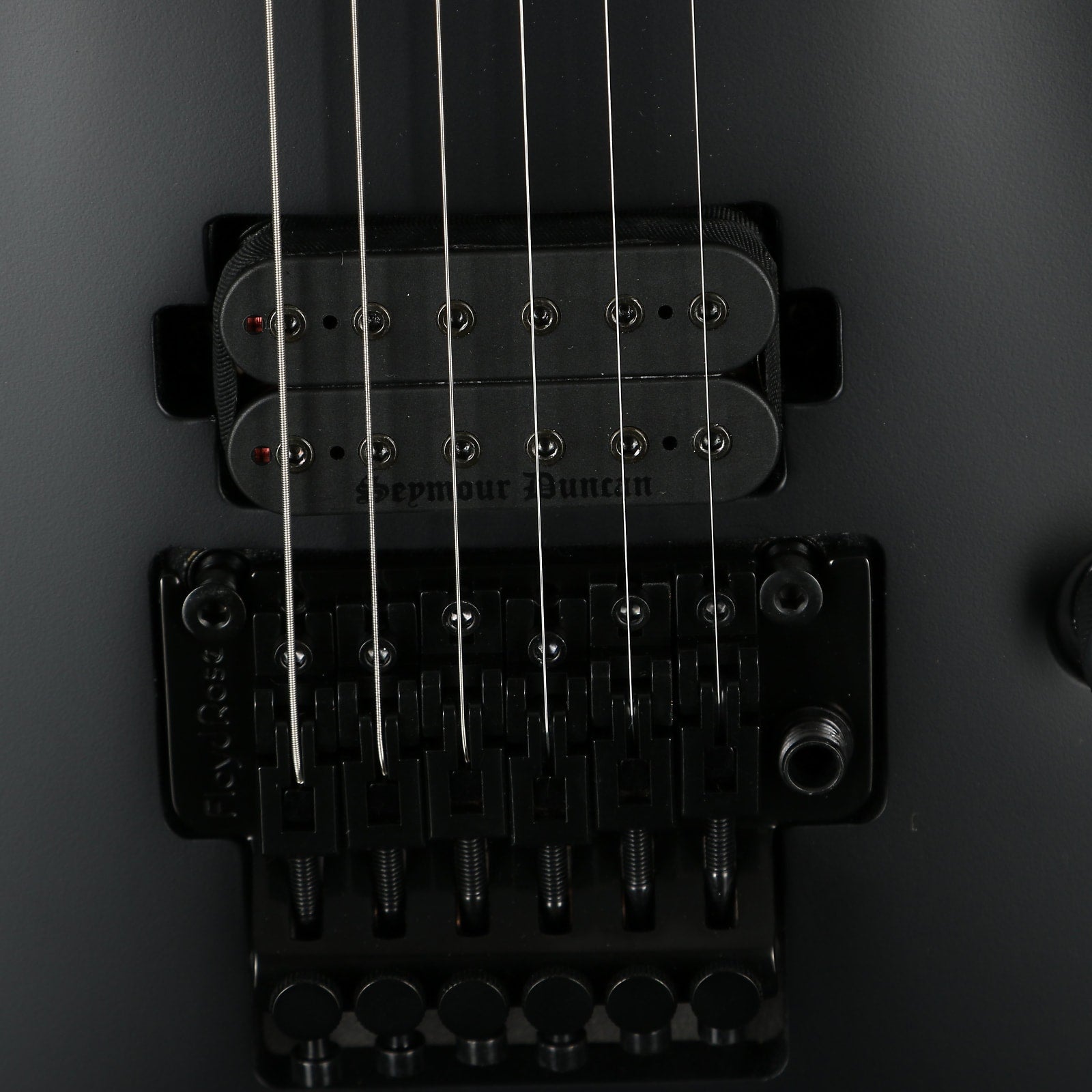 ESP LTD EC-FR Black Metal Series - Black Satin