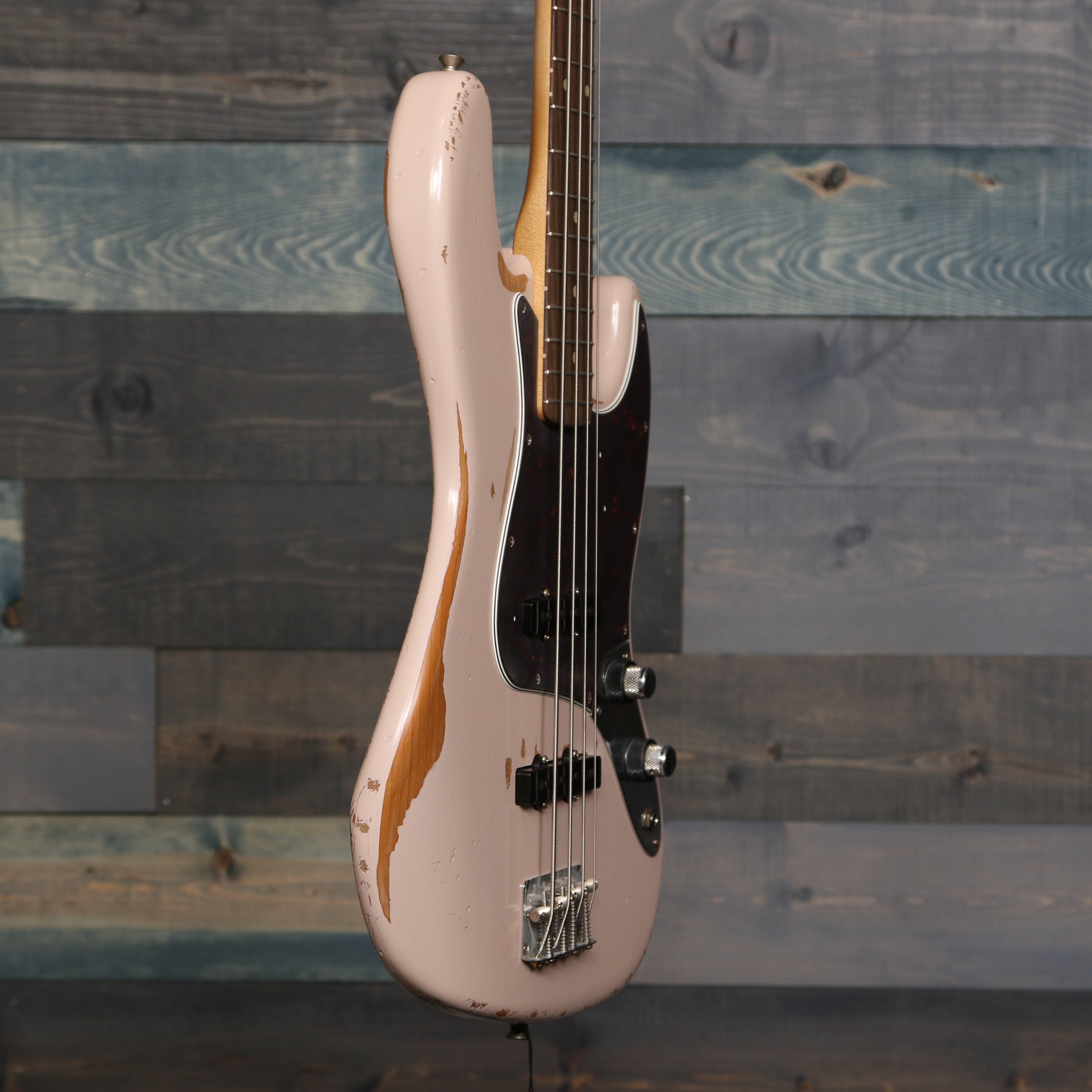 Fender Flea Jazz Bass, Rosewood Fingerboard, Roadworn Shell Pink