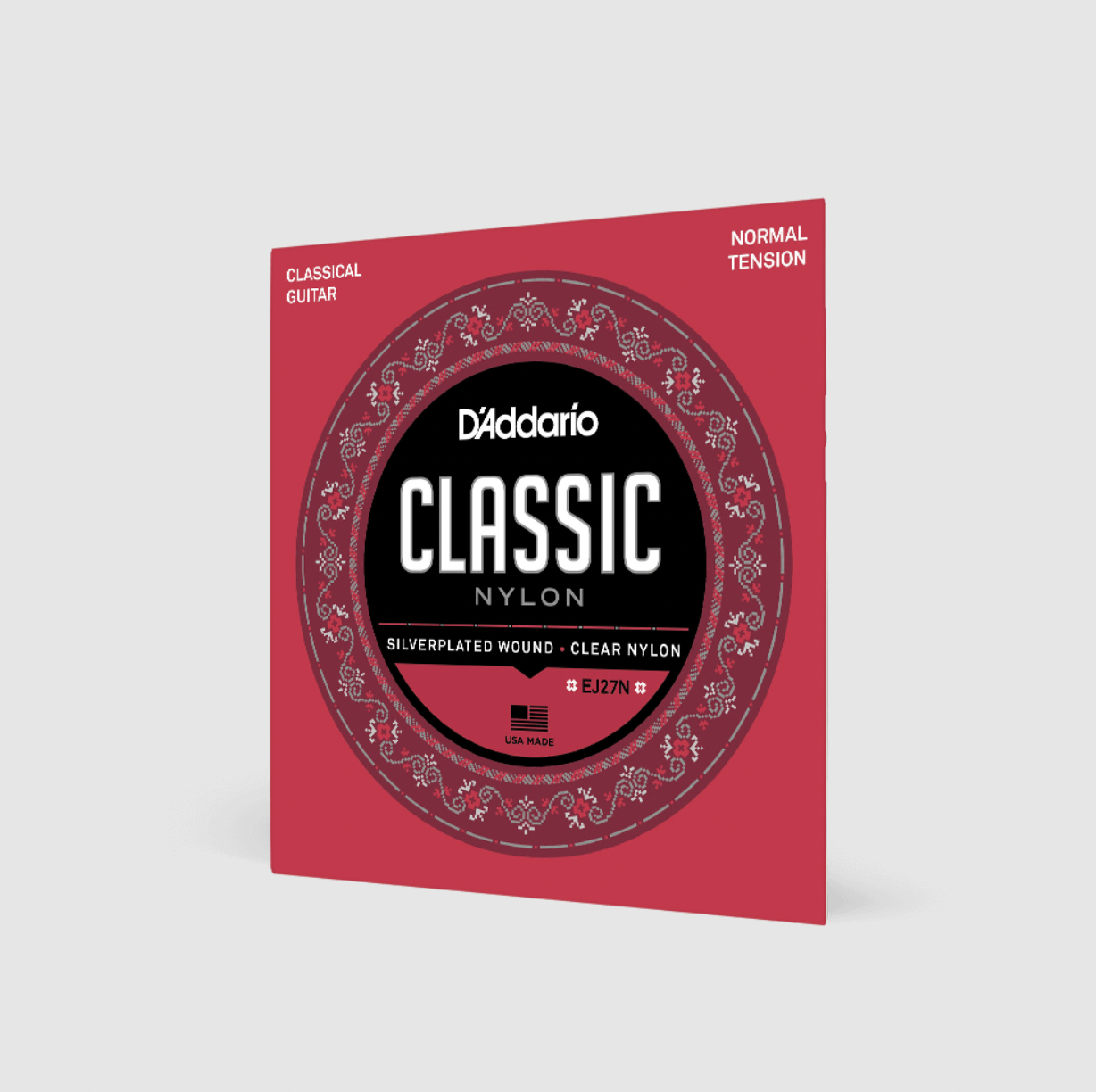 D'Addario EJ27N Student Nylon Classical Guitar Strings, Normal Tension