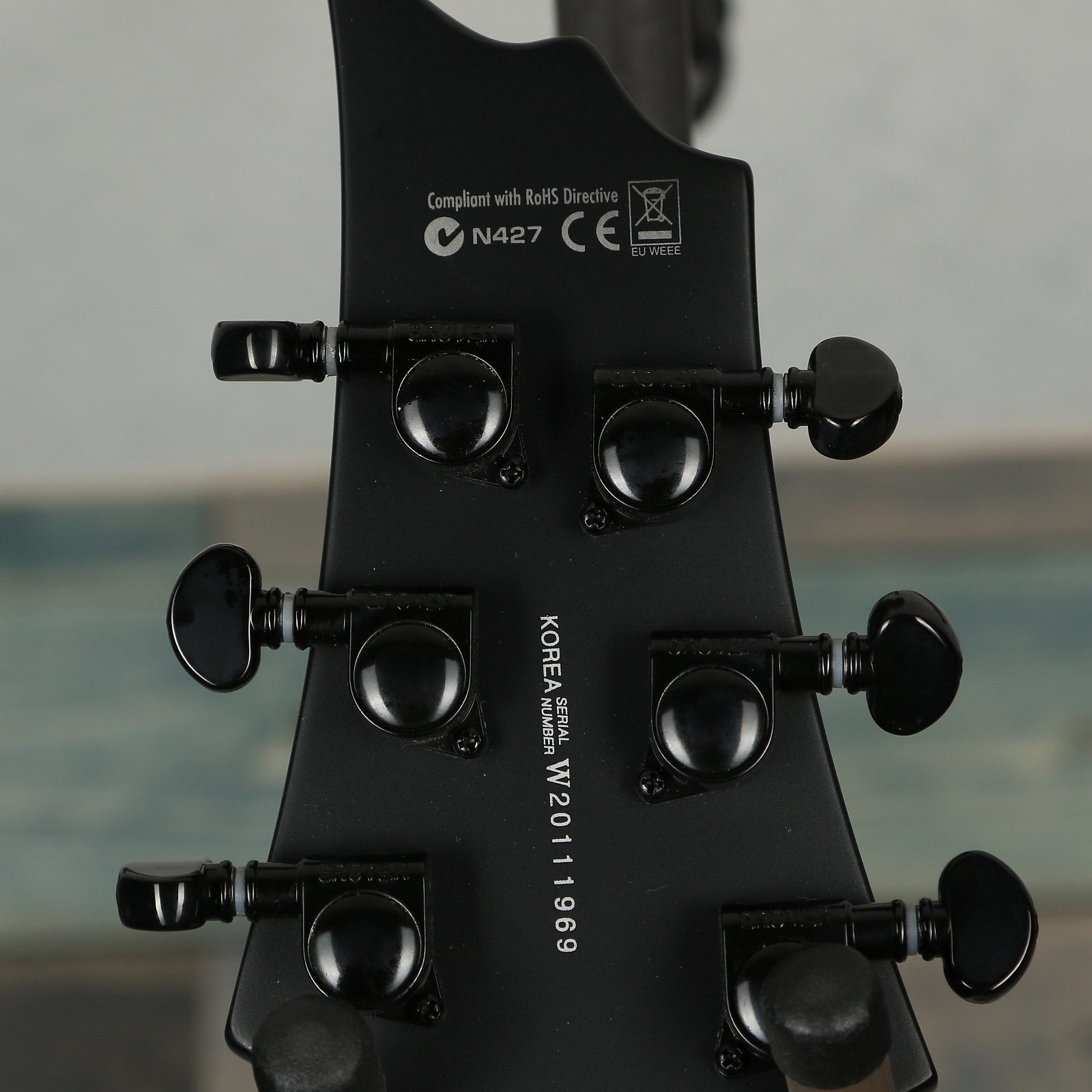 ESP LTD F Black Metal Series - Black Satin