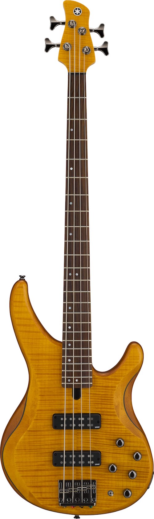 Yamaha TRBX604FM Bass Guitar - Matte Amber