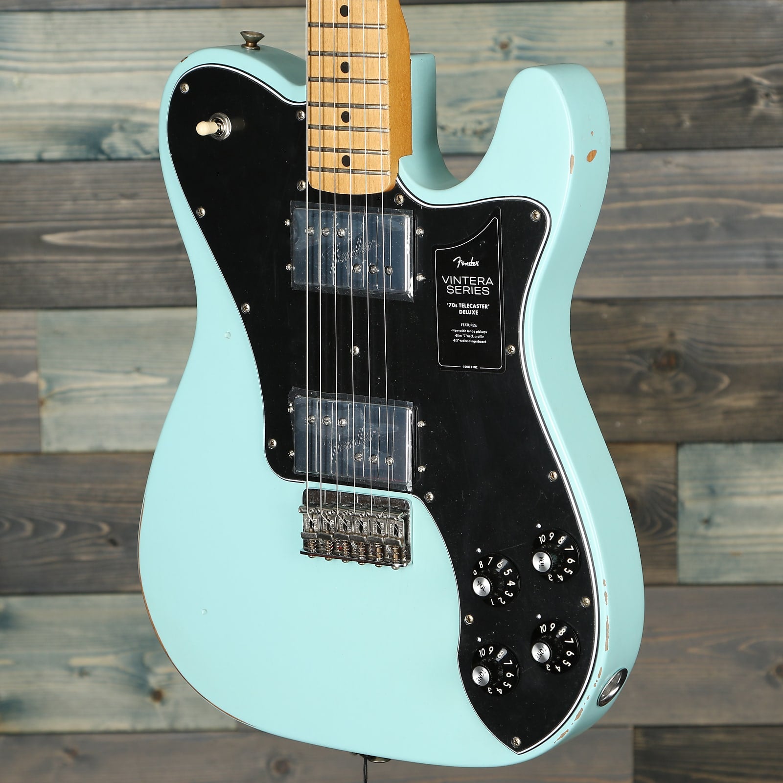 Fender Vintera Road Worn '70s Telecaster Deluxe, Maple FB, Daphne Blue