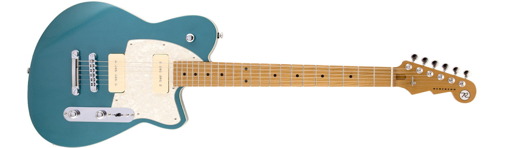 Reverend Charger 290 Electric Guitar - Deep Sea Blue