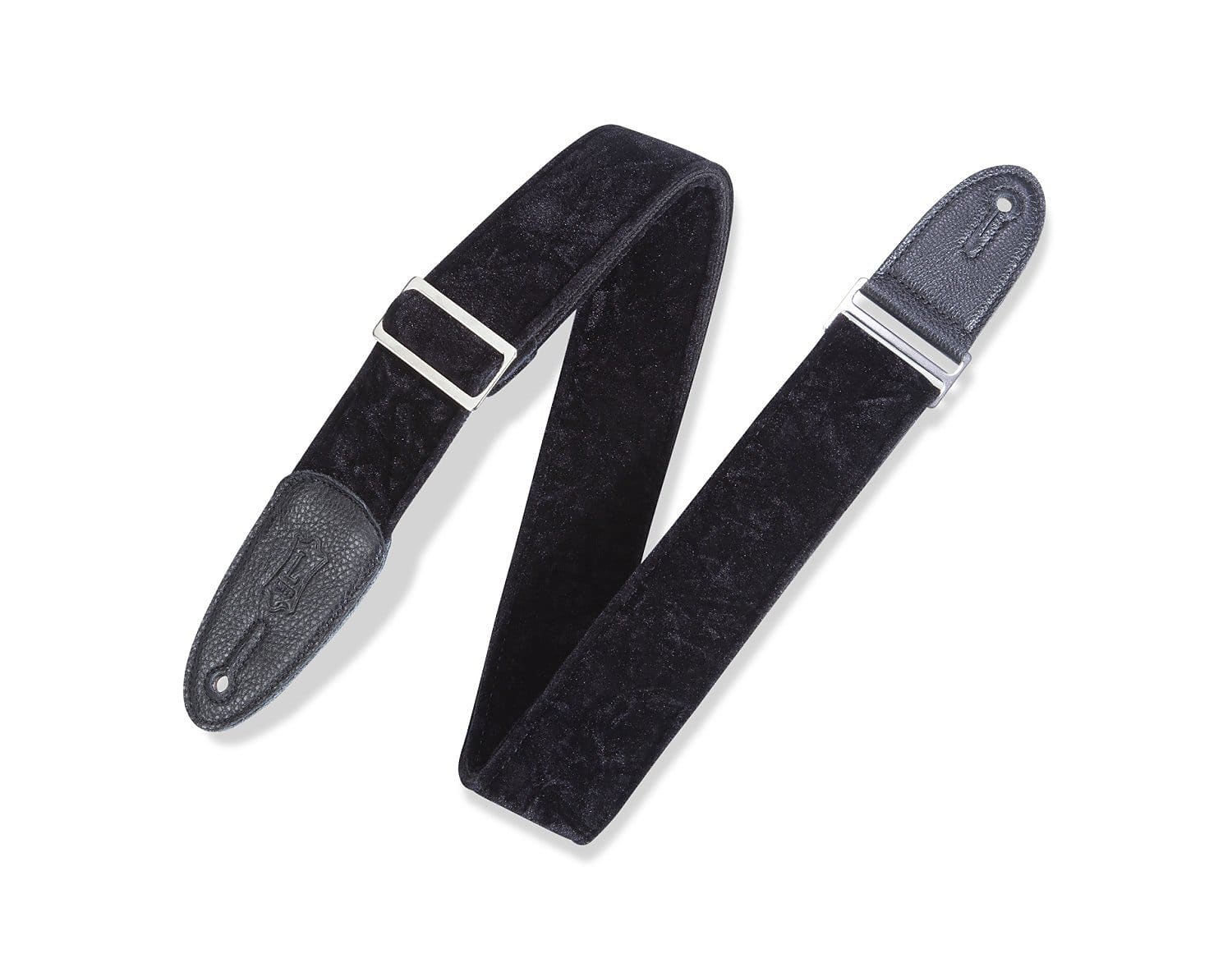 Levy's 2" Velvet Guitar Strap - Black