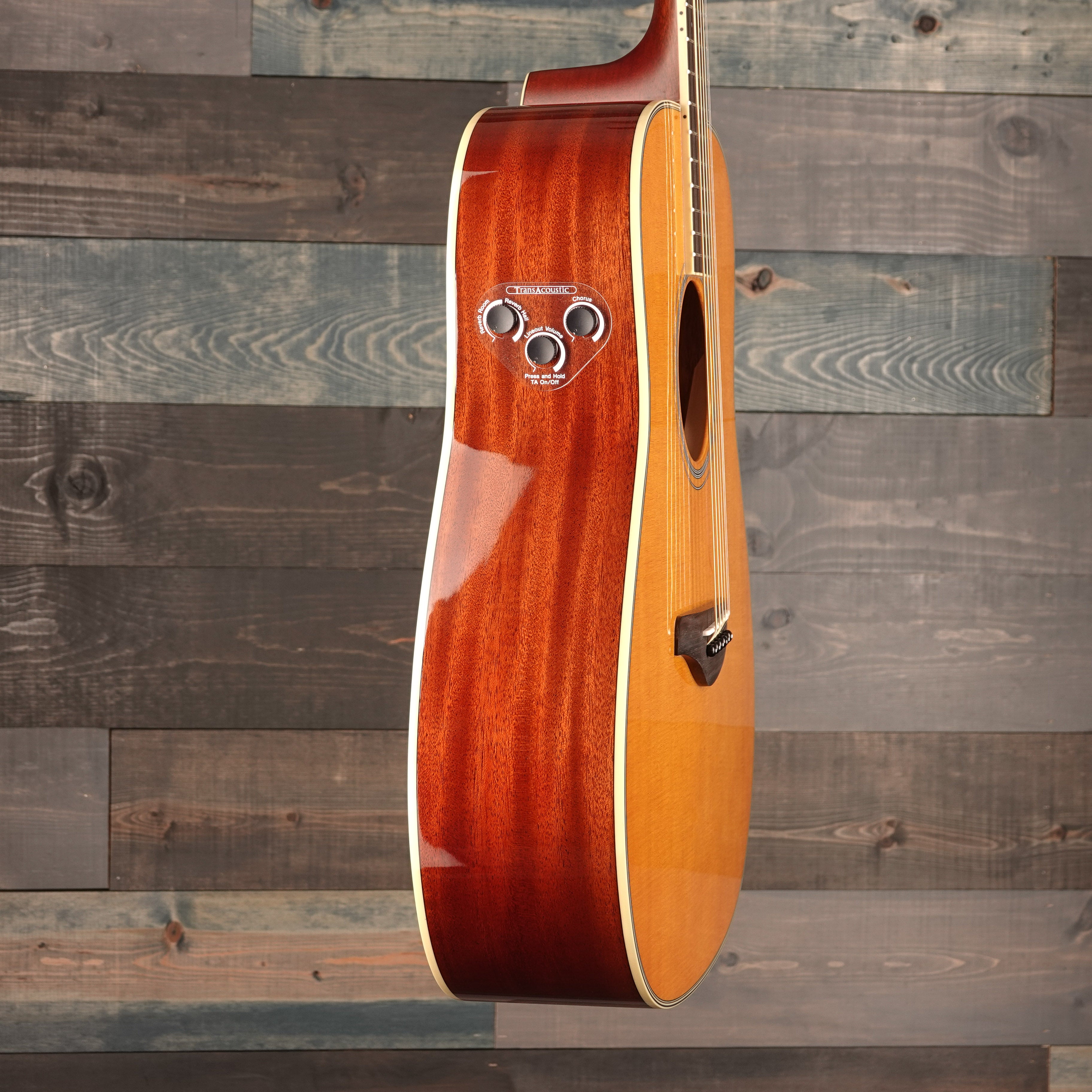 Yamaha FG Vintage Tint TransAcoustic Dreadnought Guitar