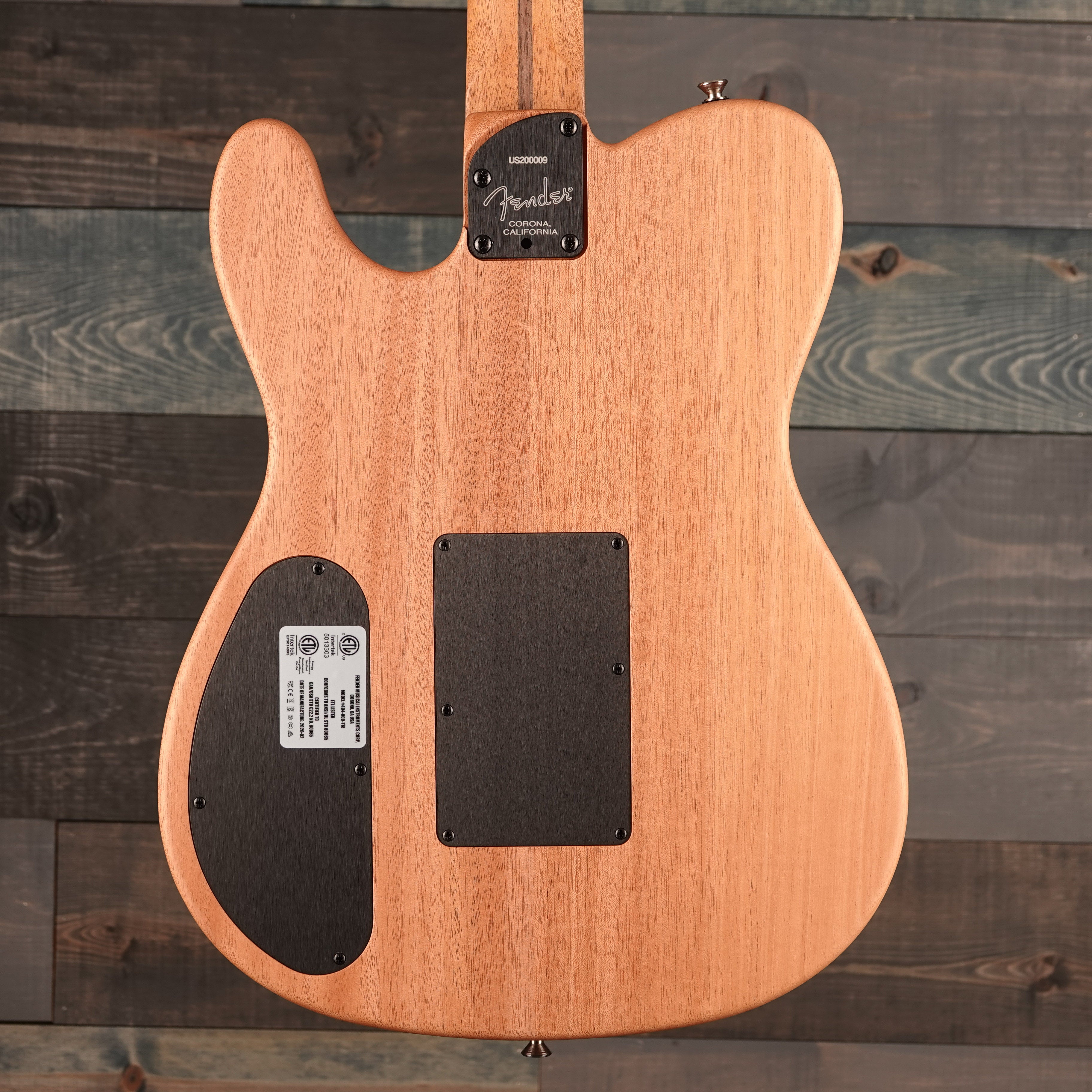 Fender American Acoustasonic™ Telecaster®, Ebony Fingerboard, Natural