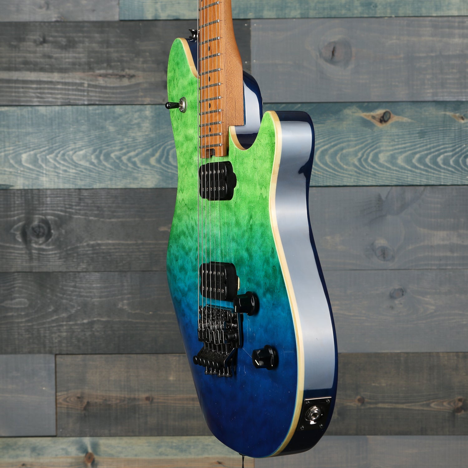 EVH Wolfgang WG Standard QM, Baked Maple Fingerboard, Tahiti Night