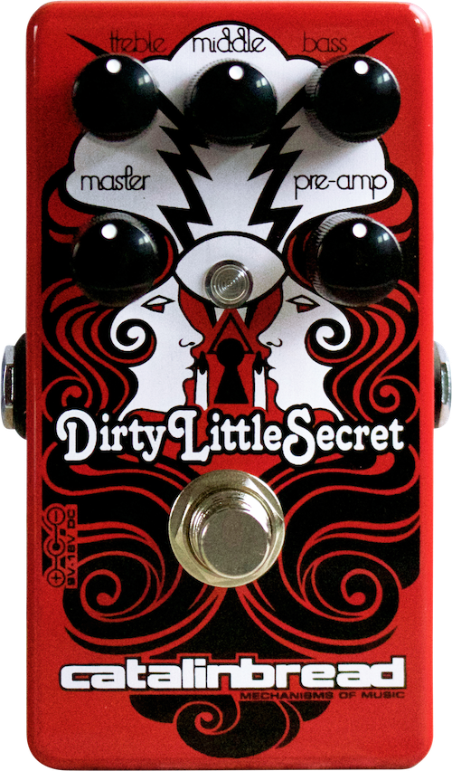 Catalinbread Dirty Little Secret Red Overdrive Pedal