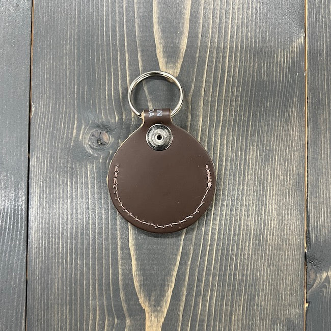Levy's Double-Sided Leather Key Fob/Pickholder - Dark Brown