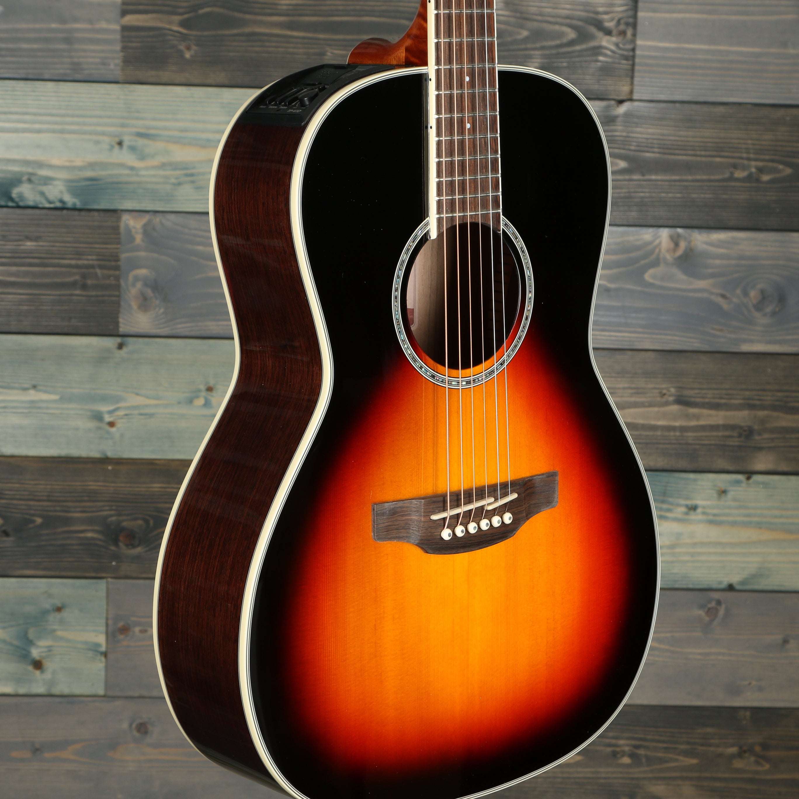 Takamine GY51E-BSB New Yorker A/E Guitar - Brown Sunburst