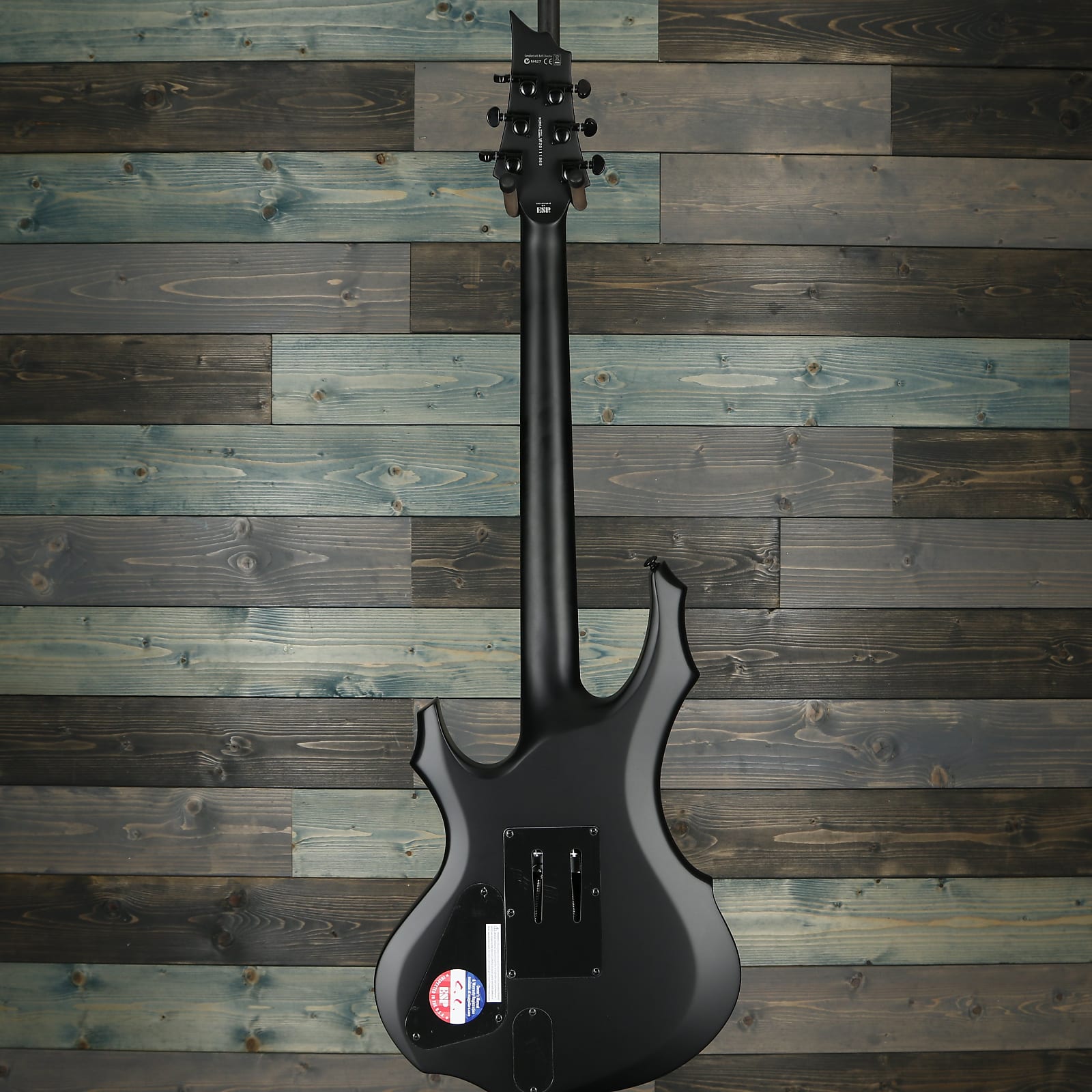 ESP LTD F Black Metal Series - Black Satin
