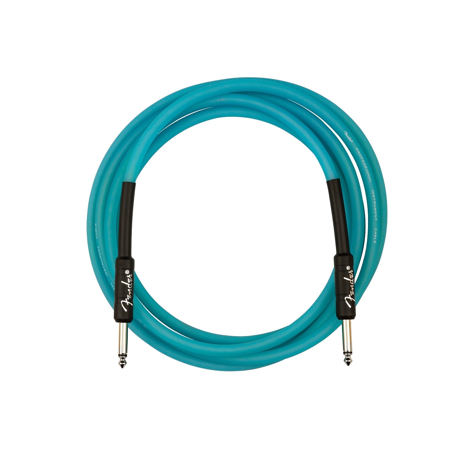 Fender Professional Glow in the Dark Cable, Blue, 10'