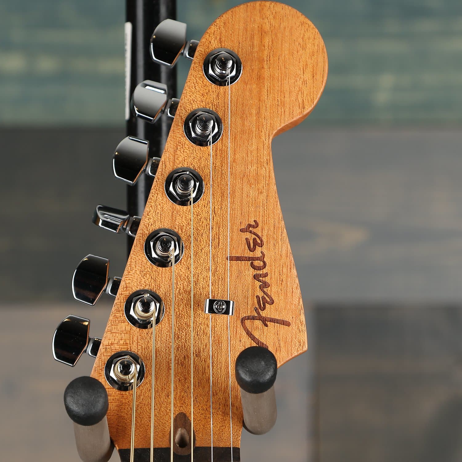 Fender American Acoustasonic™ Strat®, Ebony Fingerboard, Black