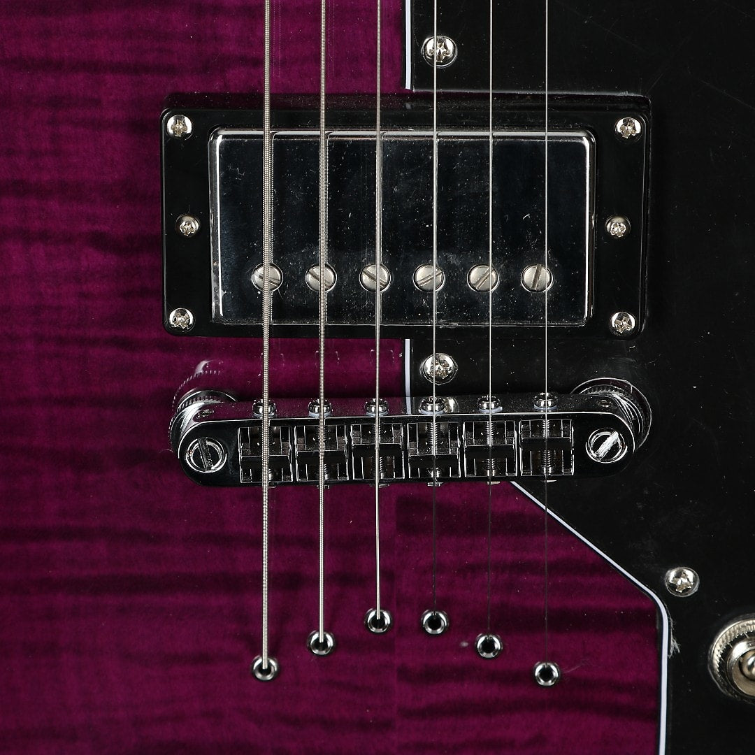 Schecter 654 V-1 Custom Guitar - Trans Purple