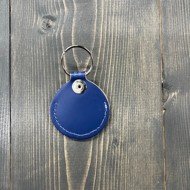 Levy's Double-Sided Leather Key Fob/Pickholder - Blue