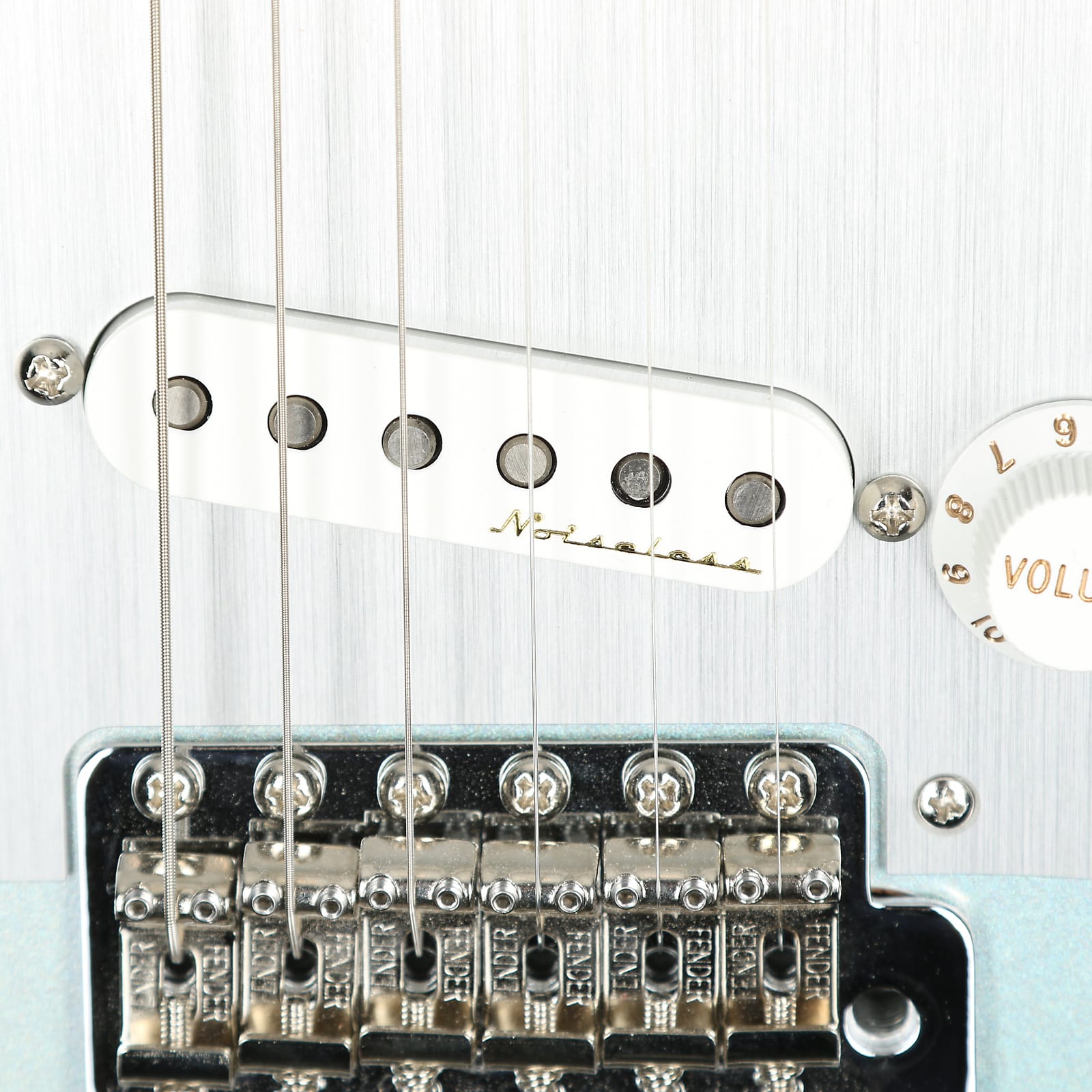 Fender H.E.R. Stratocaster, Maple Fingerboard, Chrome Glow