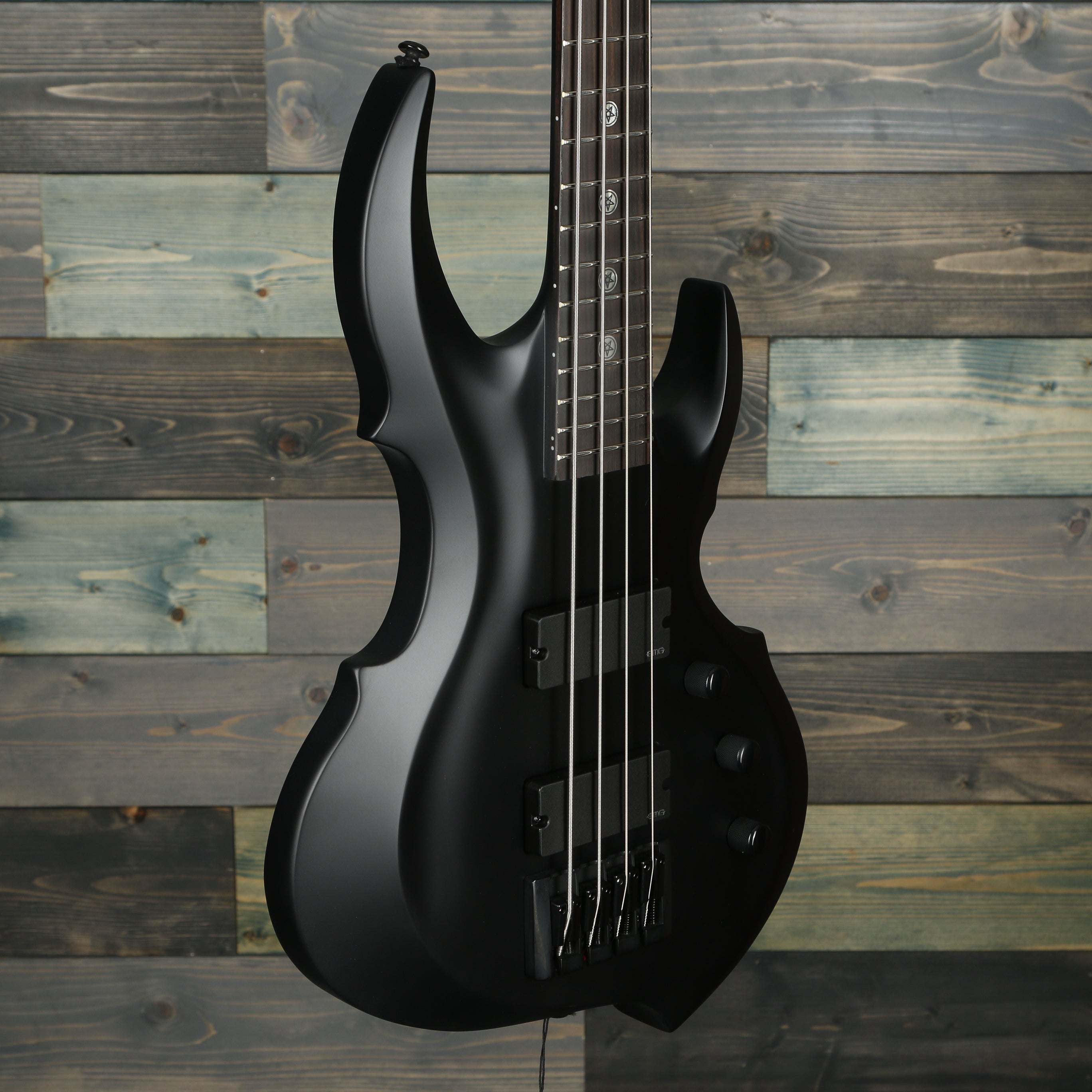 ESP LTD TA-604 FRX Tom Araya Electric Guitar - Black Satin