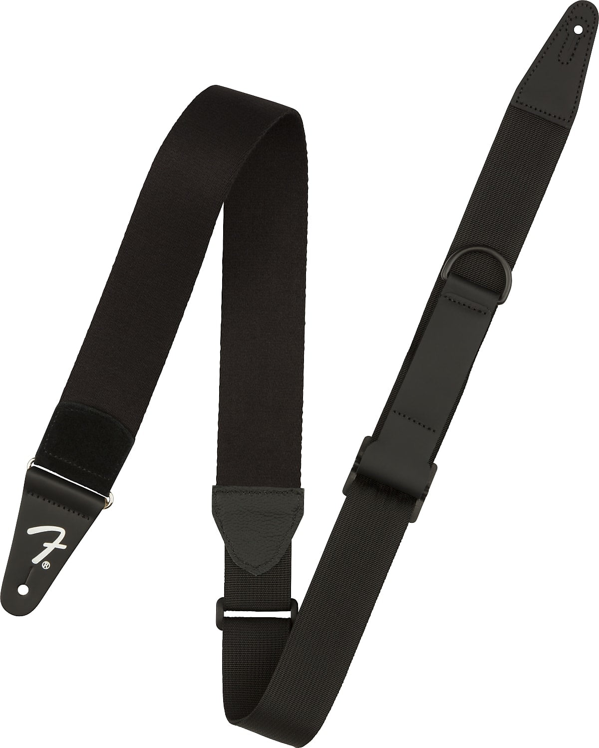 Fender Right Height Rayon Strap, Black