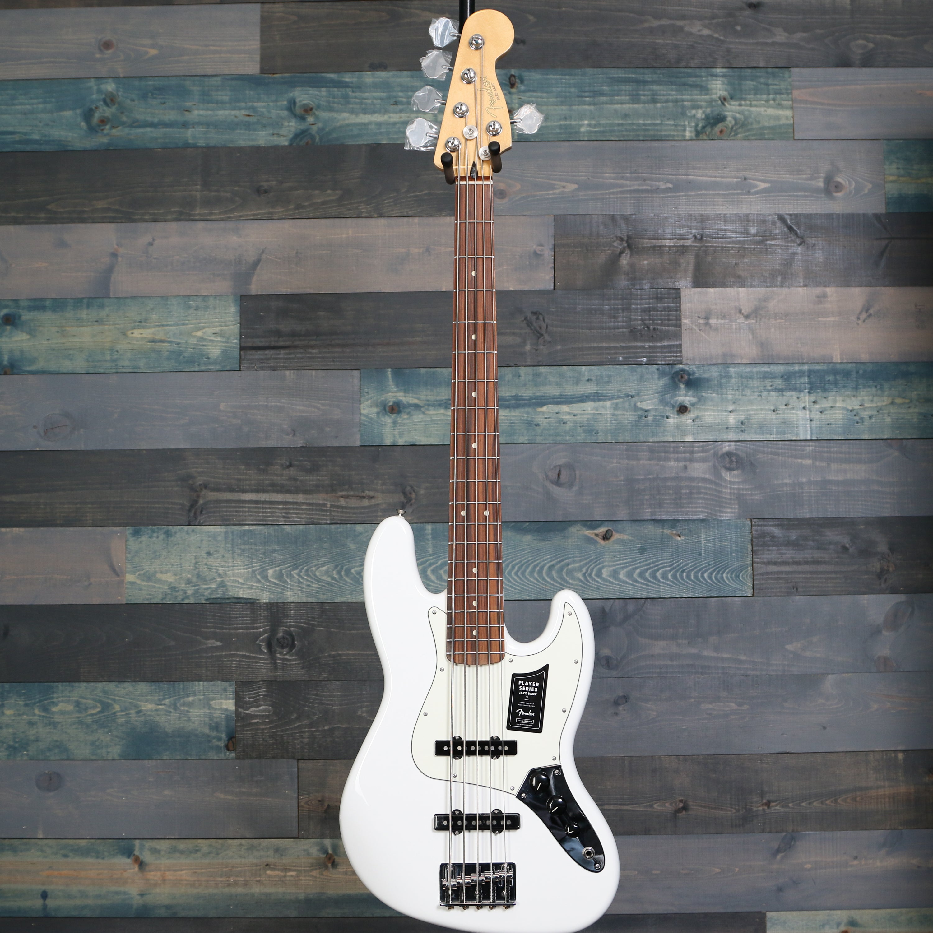 Fender Player Jazz Bass® V, Pau Ferro Fingerboard, Polar White