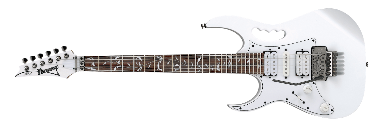 Ibanez JEMJRL Steve Vai Lefty Electric Guitar - White