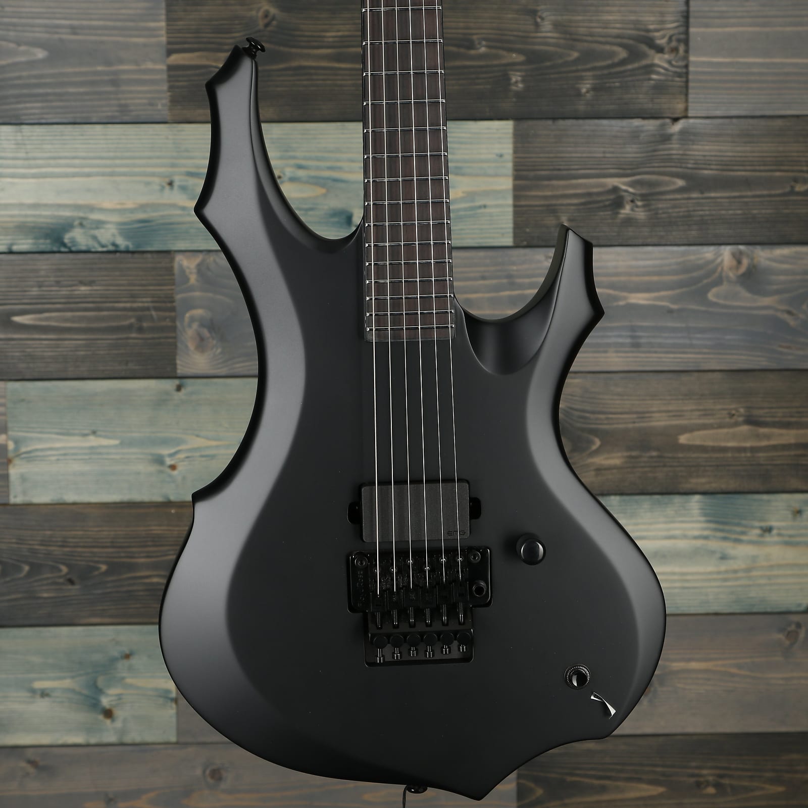 ESP LTD F Black Metal Series - Black Satin