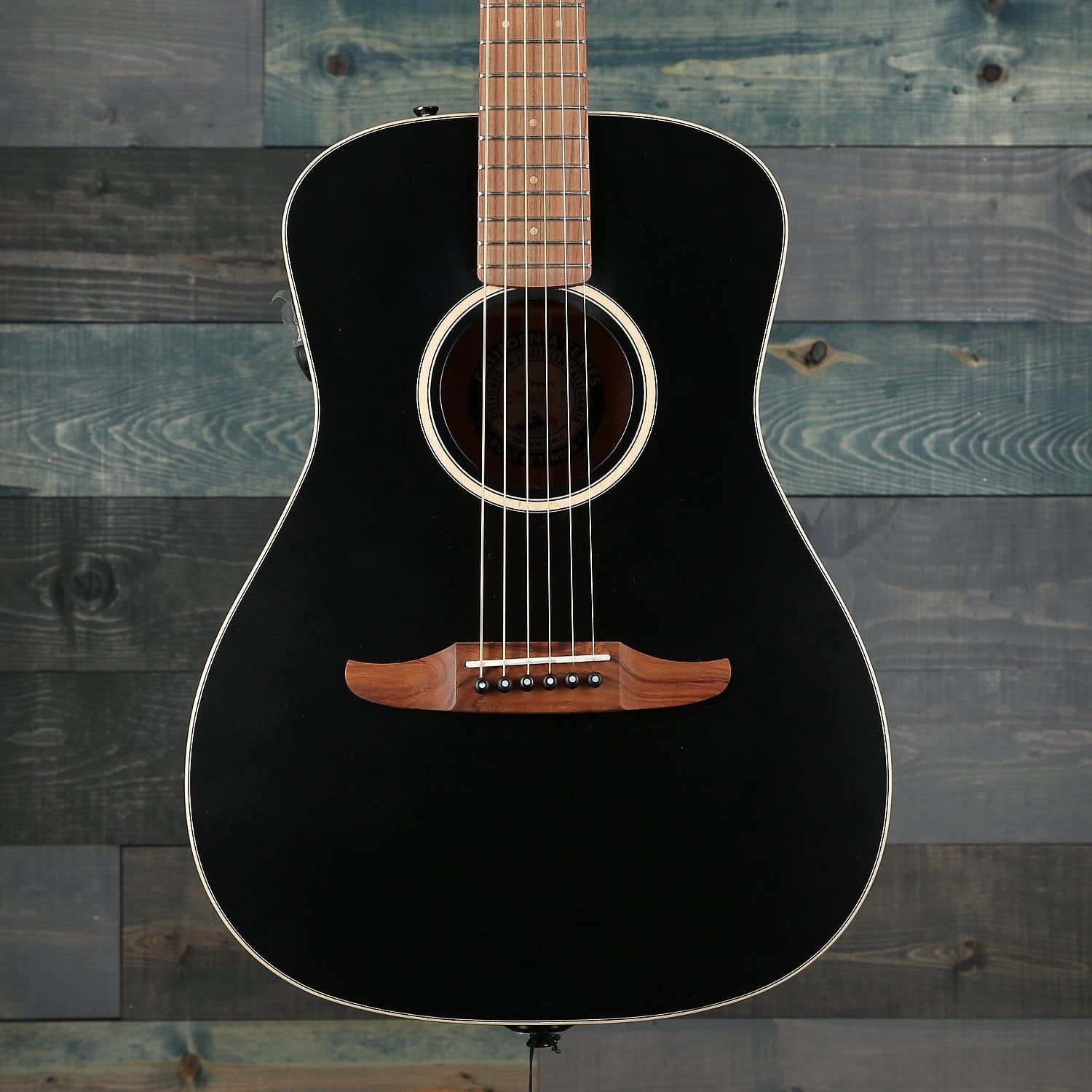 Fender Malibu Special, Pau Ferro Fingerboard, Matte Black w/bag