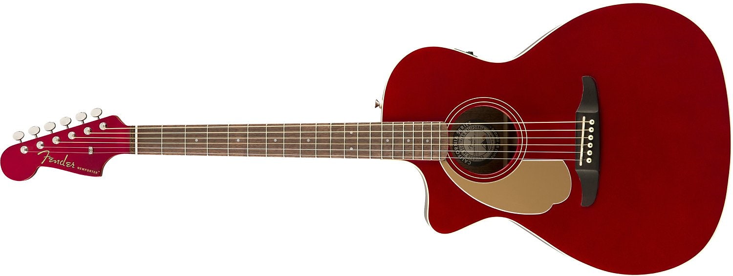 Fender Newporter Player LH, Walnut Fingerboard, Candy Apple Red