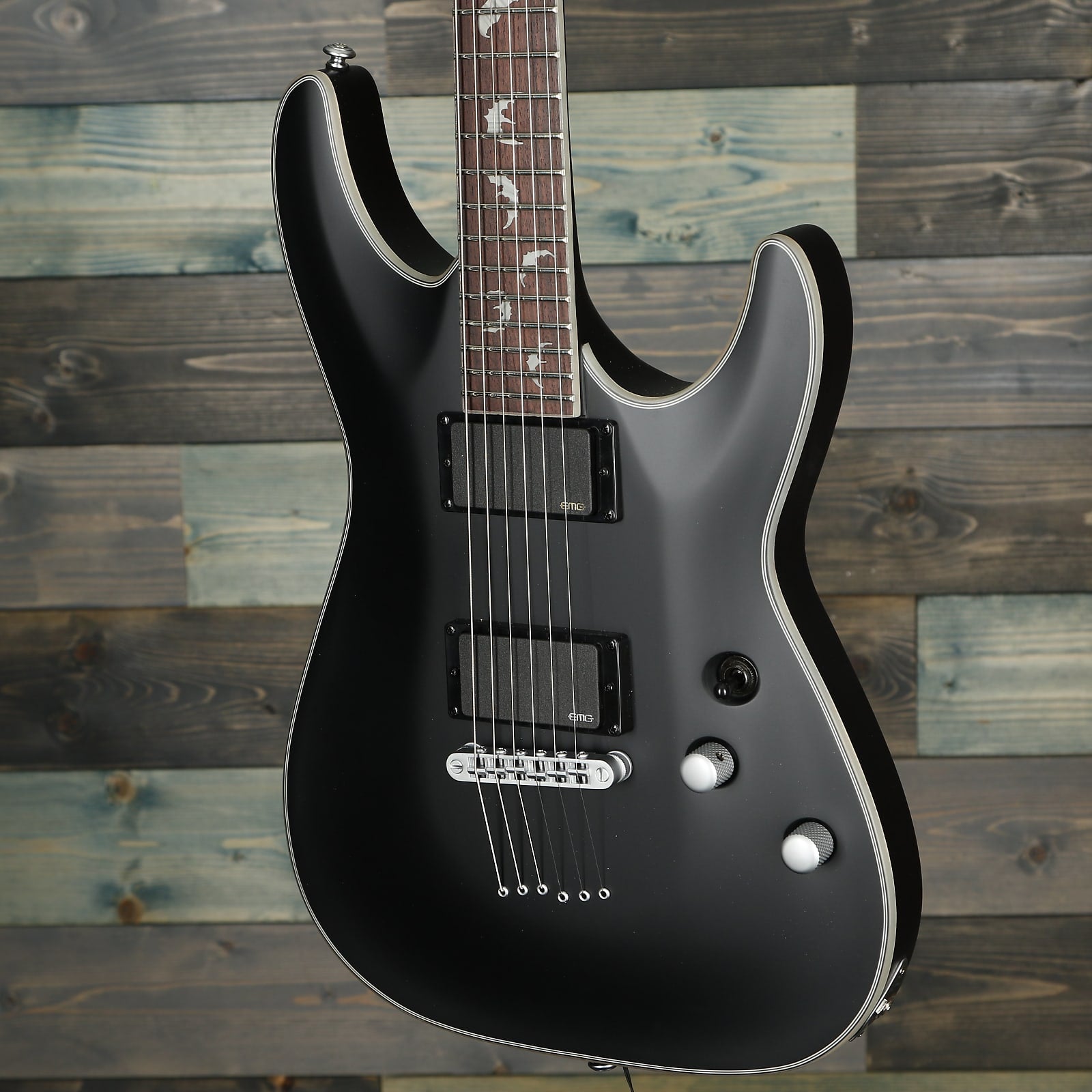 Schecter 1181 Damien Platinum-6 Satin Black