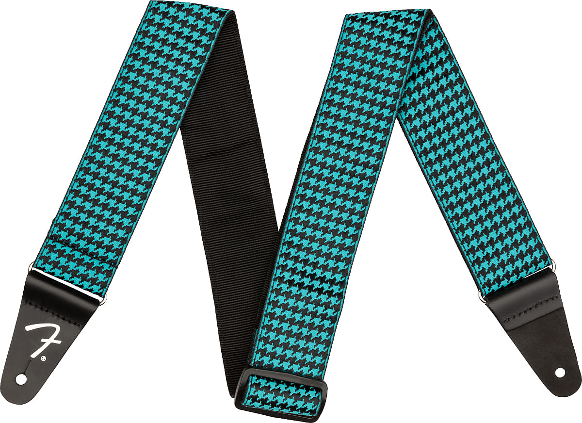 Fender Houndstooth Strap, Teal