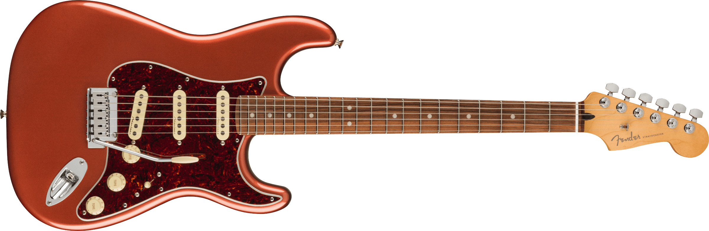 Fender Player Plus Stratocaster, Pau Ferro Fingerboard, Aged Candy Apple Red