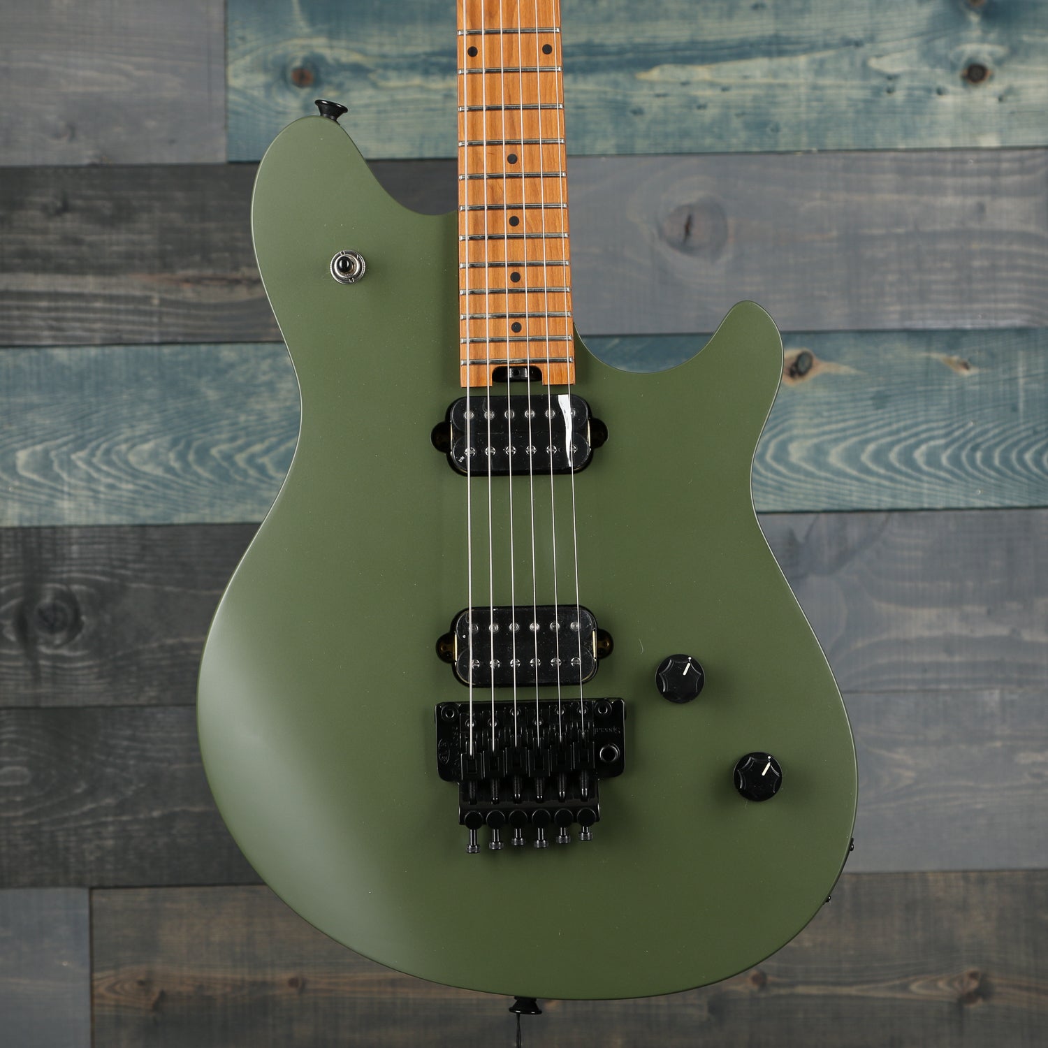EVH Wolfgang WG Standard, Baked Maple Fingerboard, Matte Army Drab