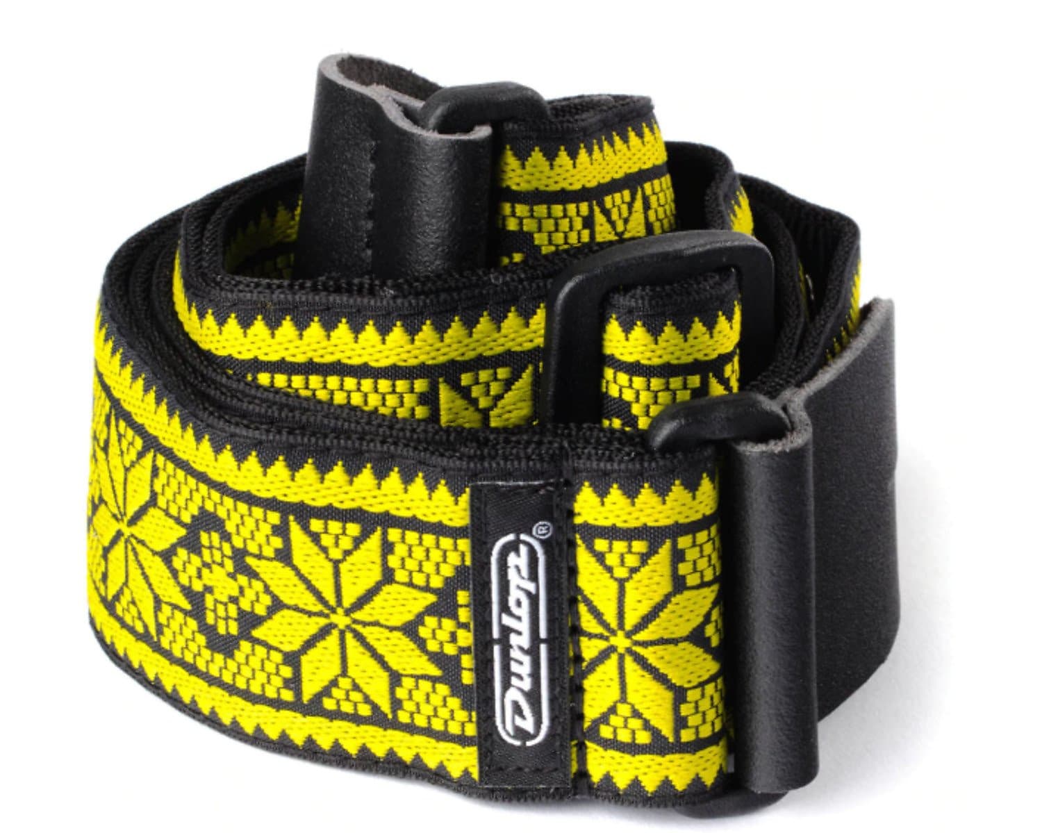 Dunlop Jacquard Fillmore Yellow Strap