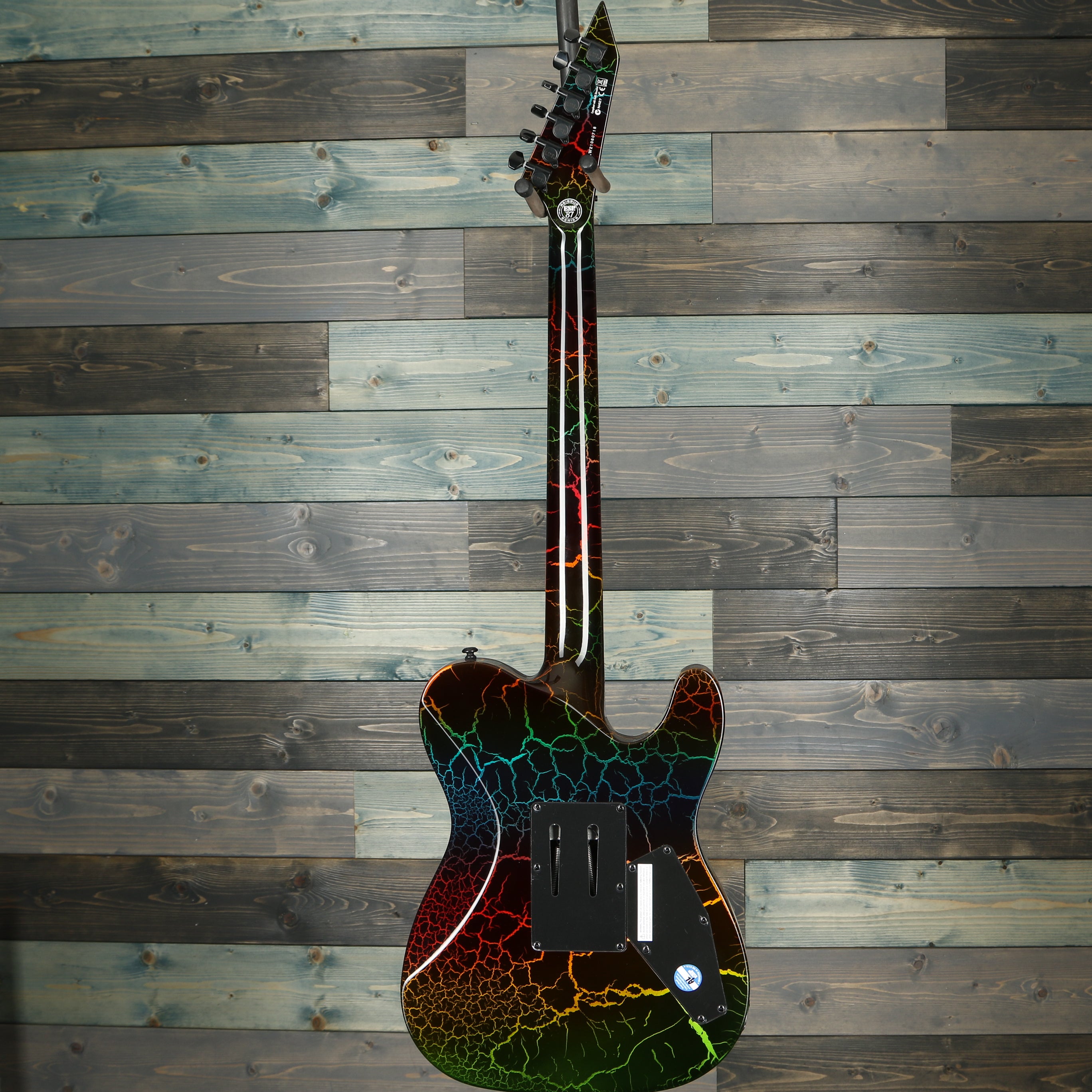 ESP LTD Eclipse '87 Electric Guitar Lefty - Rainbow Crackle