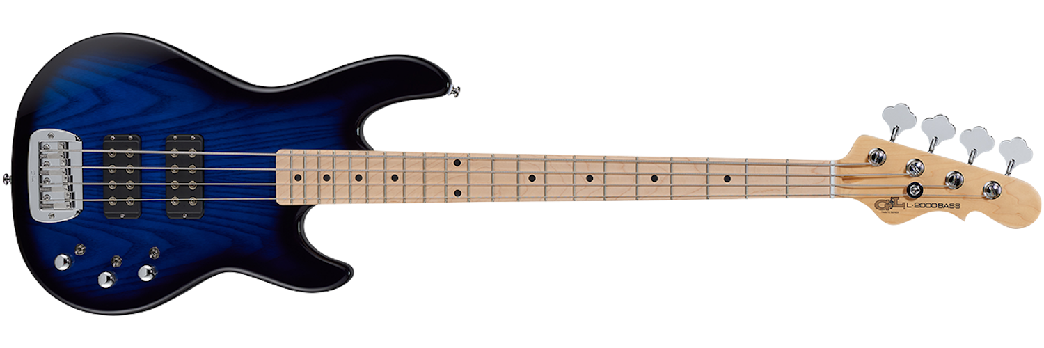 G&L Tribute L-2000 Bass Guitar - Blueburst