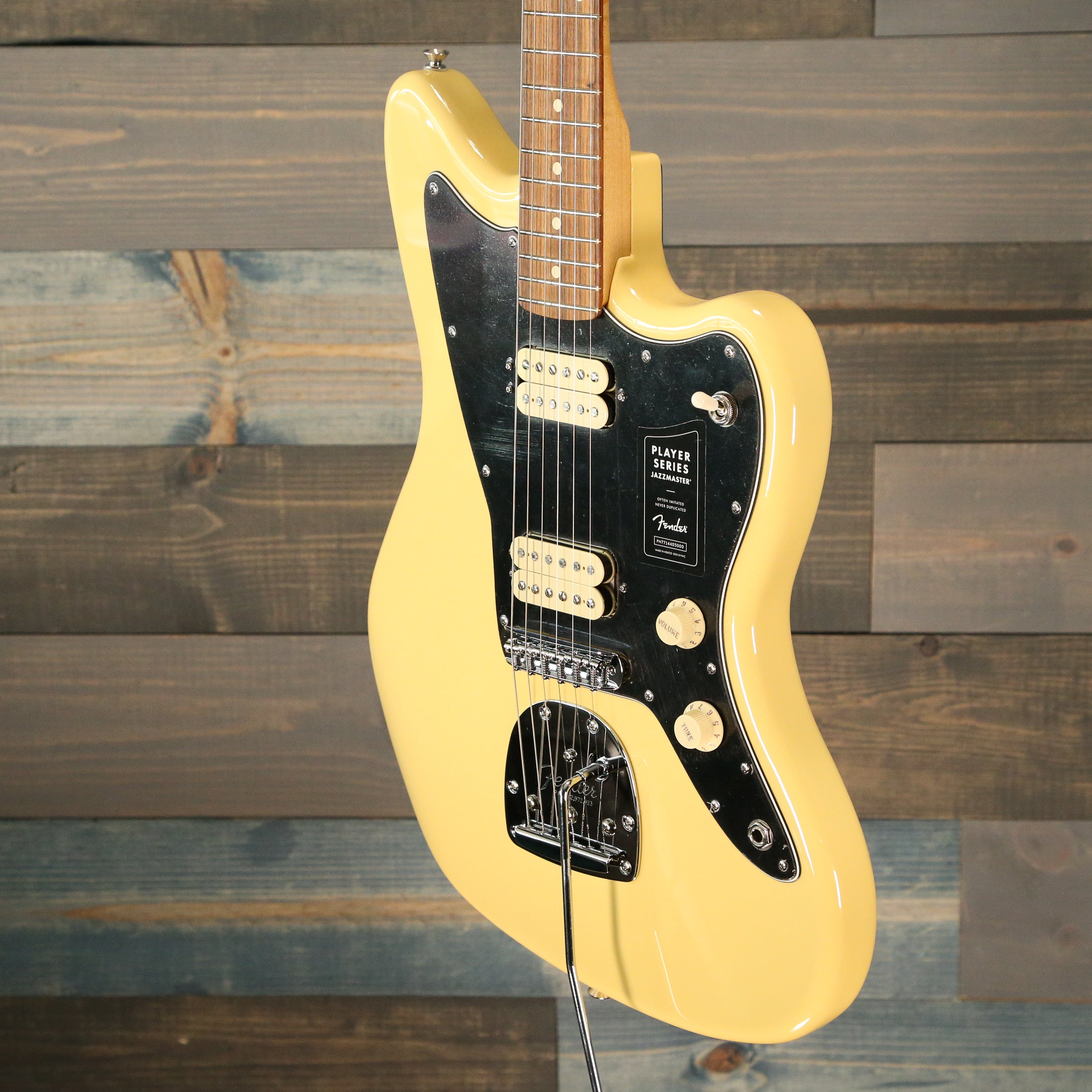 Fender Player Jazzmaster Electric Guitar Pau Ferro Fretboard Buttercream